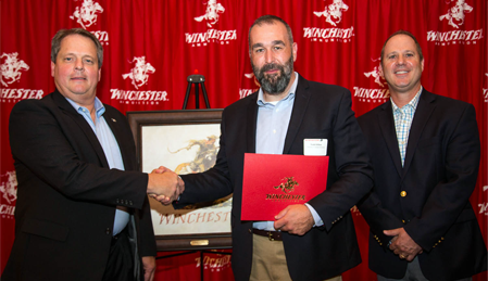 WINCHESTER AMMUNITION RECOGNIZES TODD DILLON AS 2015 WHOLESALE REP OF THE YEAR